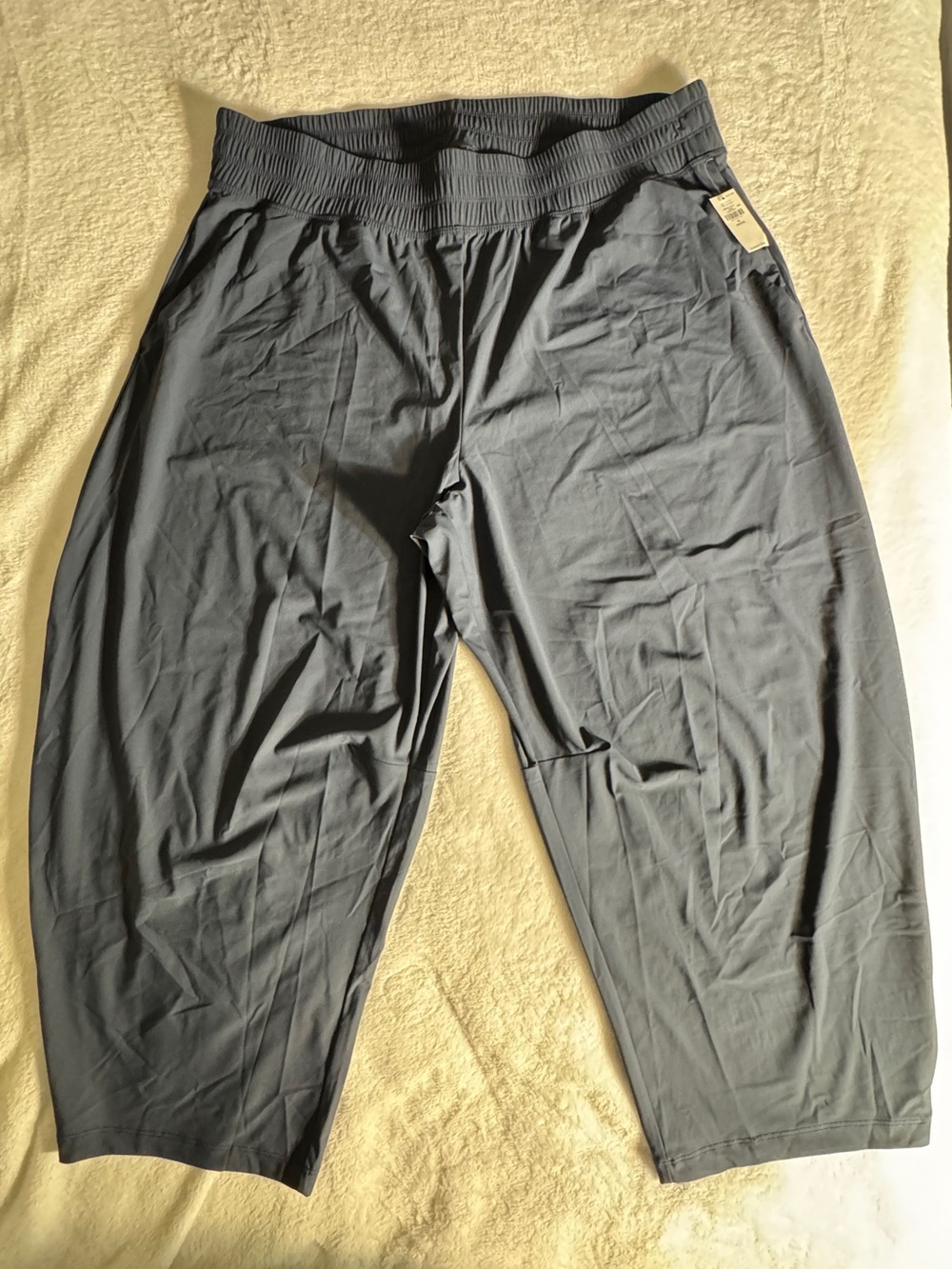 OLD NAVY High-Waisted SleekTech Barrel Ankle navy blue Pants size XL